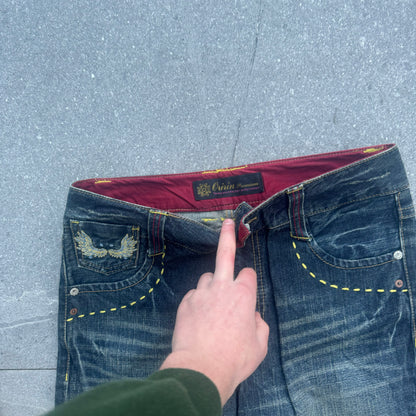 grail japanese wideleg bootcuts - 32x31”