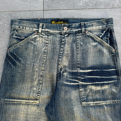 grail brock jeans LOOK AT THE WASH MAN 38x32”