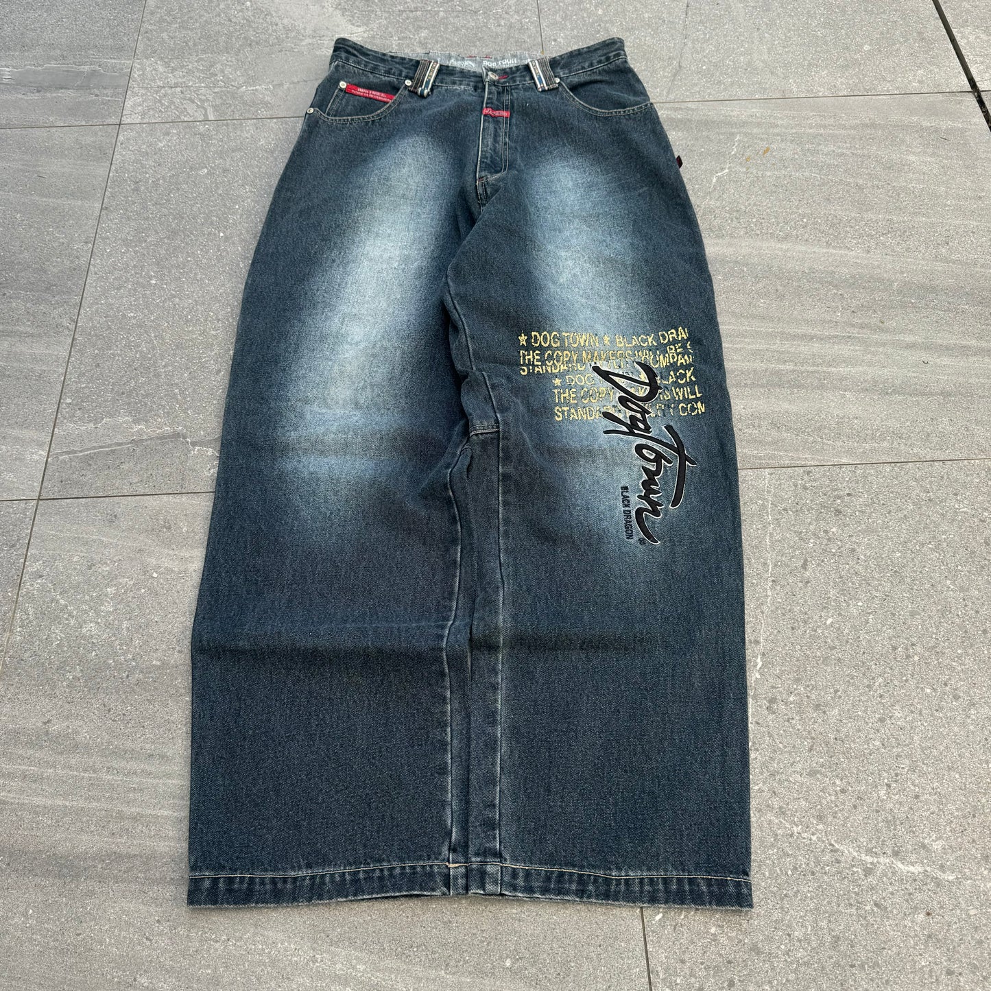 dogtown script jeans - 34x32”