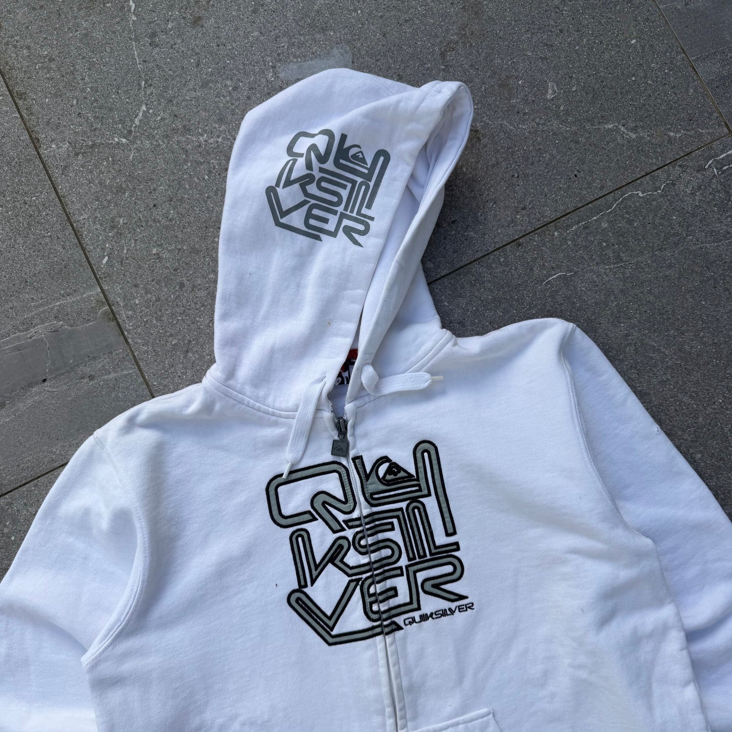 2000s heavyweight quiksilver zip - S