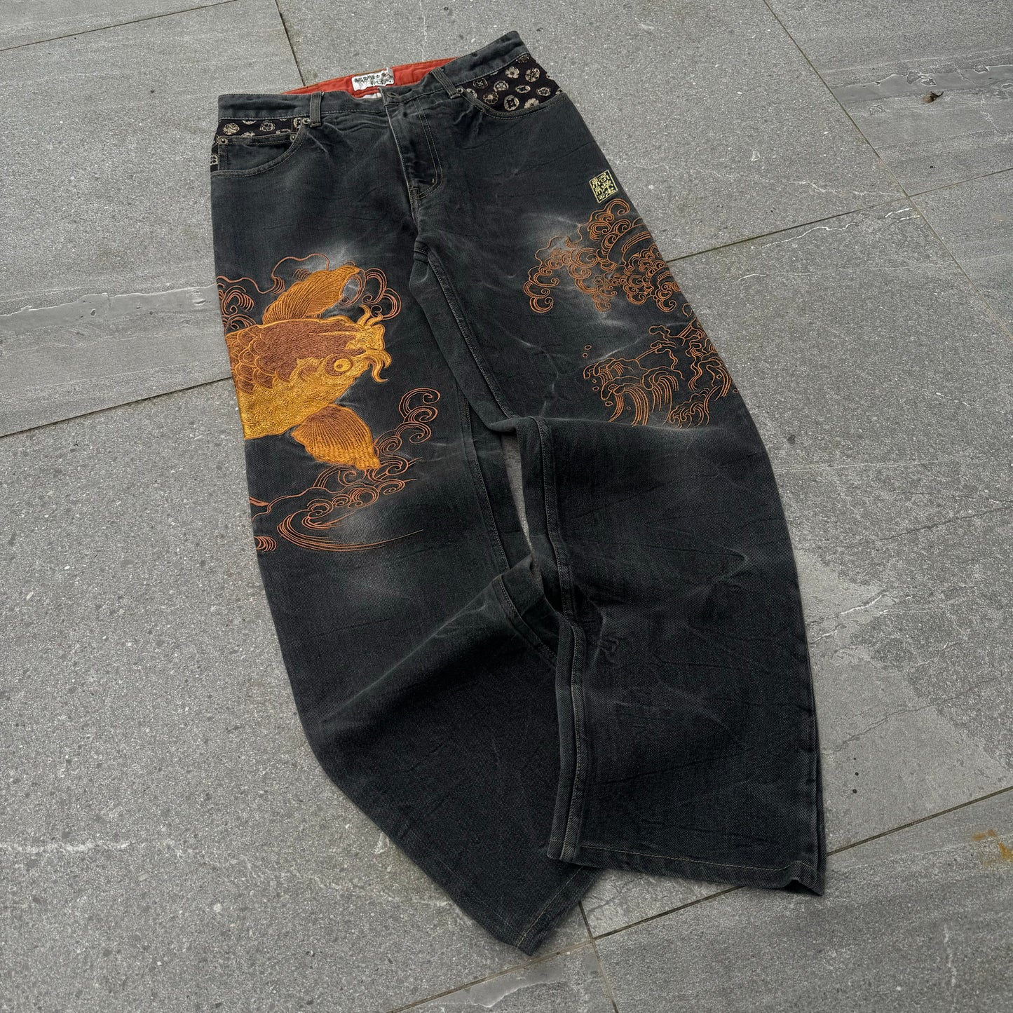 insane karakuri koi’s - 30x30”