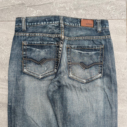 oh my god the wash on these is actually so perfect wtf . urban pipeline bootcuts - 32x32”
