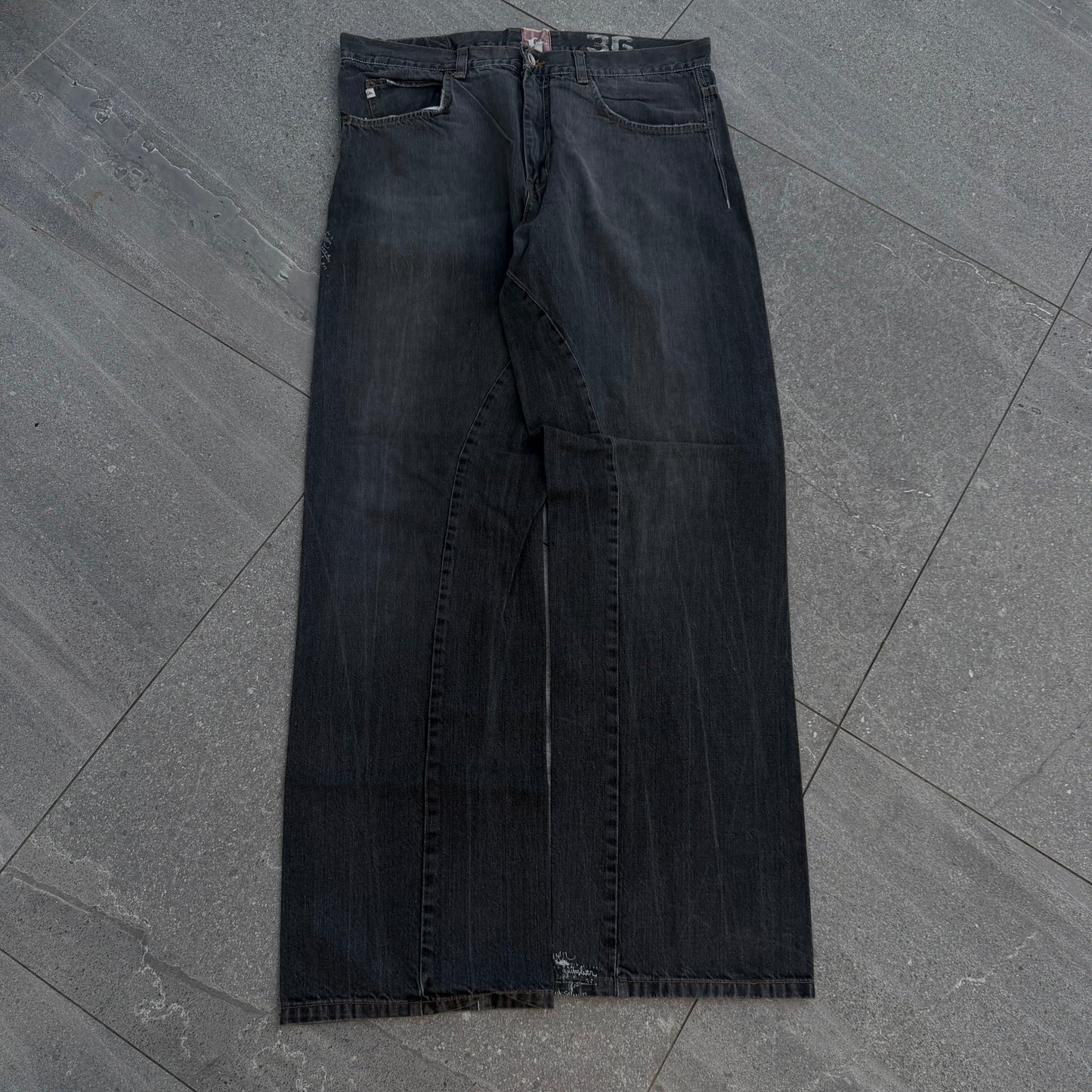 graillll panelled quiksilver jeans - 36x33”