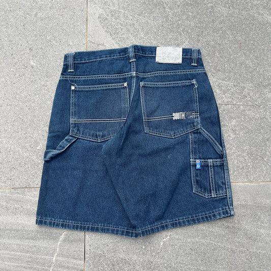 southpole blue tab carpenter jorts - 32”