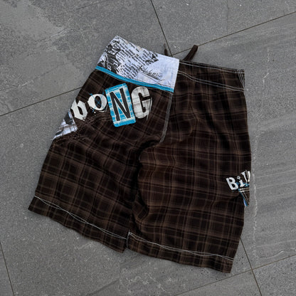 billabong plaid side hits - 30”