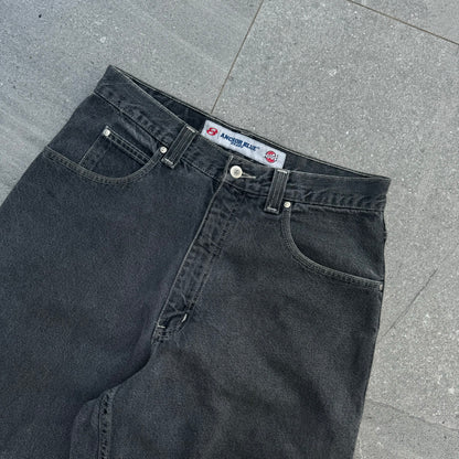 GRAIL anchor blue ‘huge’ jeans (12” opening) - 33x31”