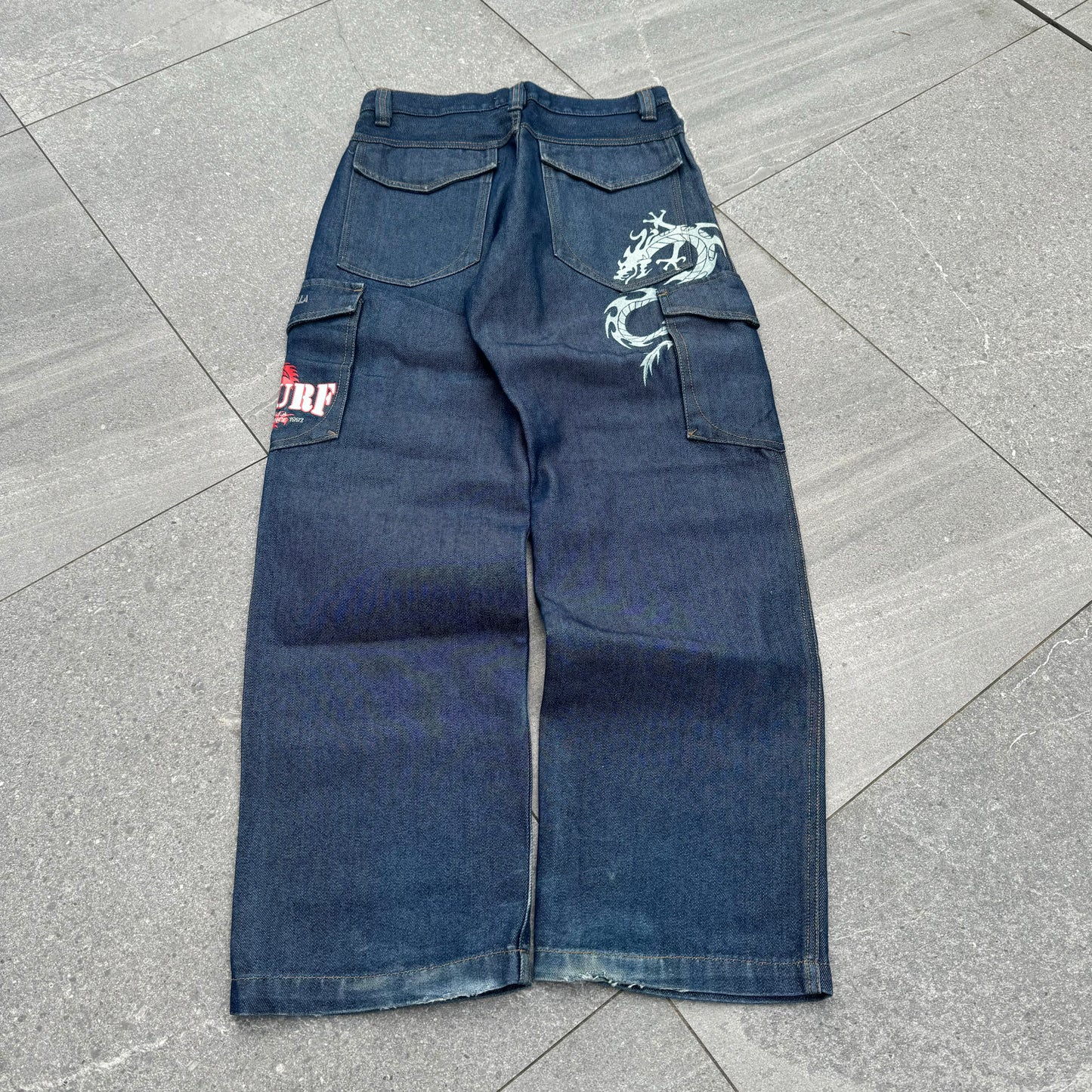 pjs raw denim jeans - 30x30”