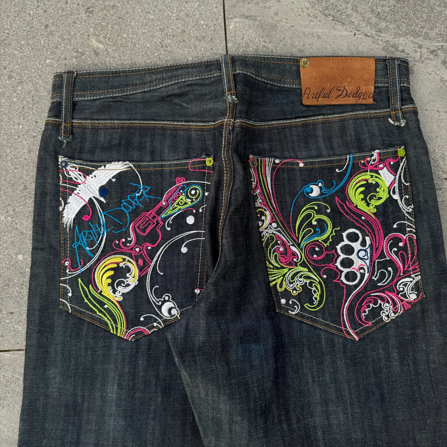 raw denim artful dodgers - 34x29”