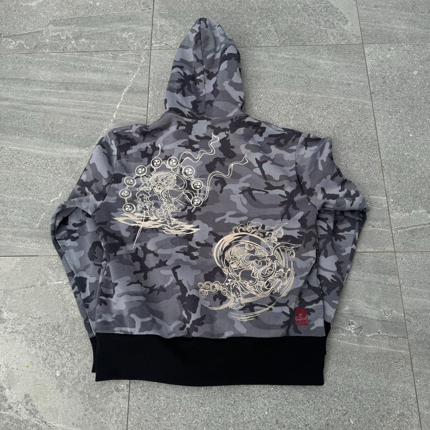 GRAILLLL karakuri camo hoodie - L