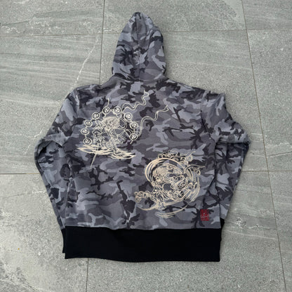 GRAILLLL karakuri camo hoodie - L