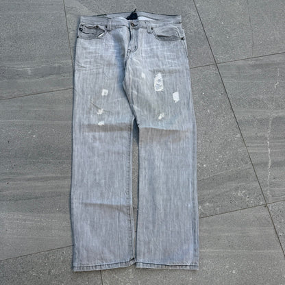 straight fit quiksilver concrete jeans - 36x32”