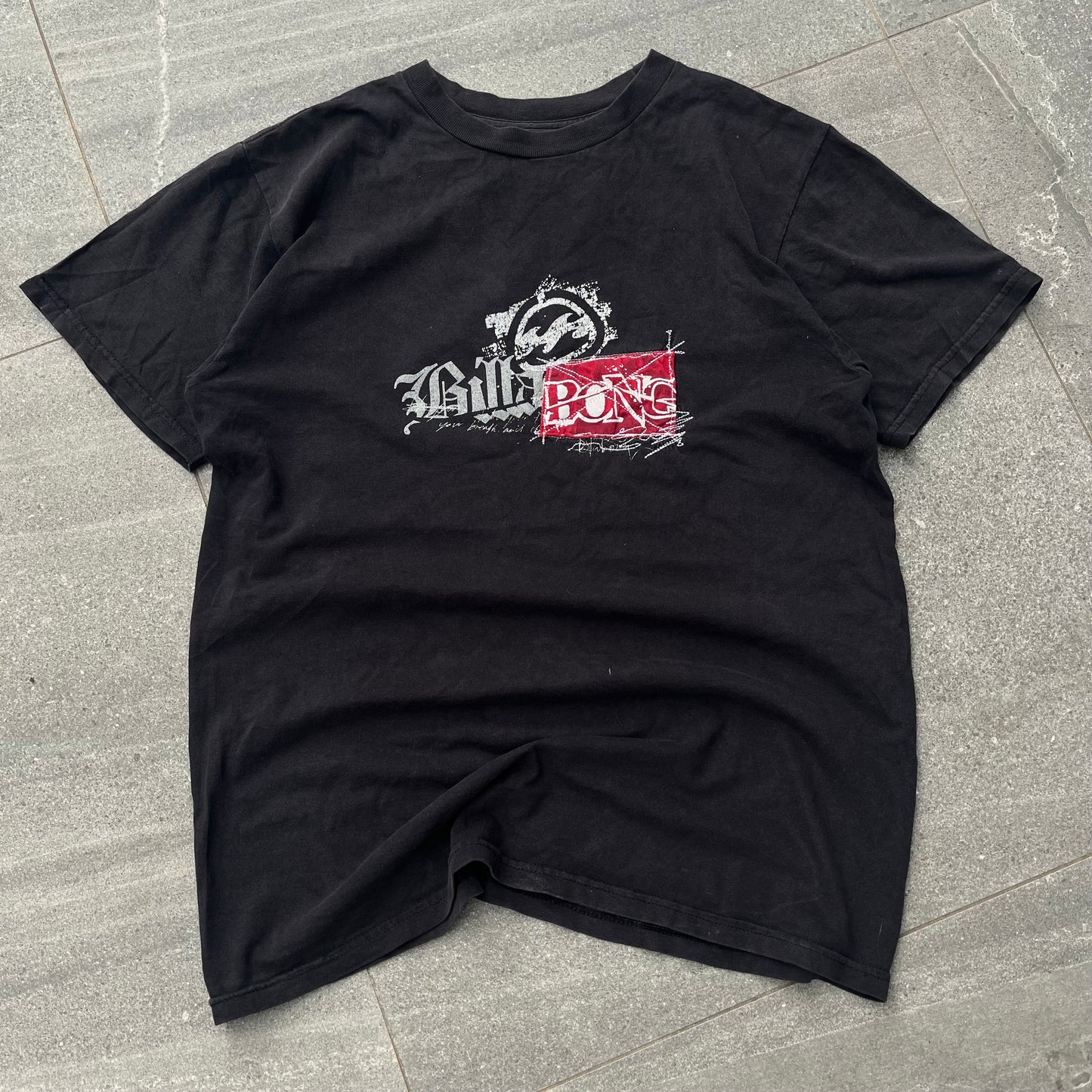 graillll billy patchwork tee - M