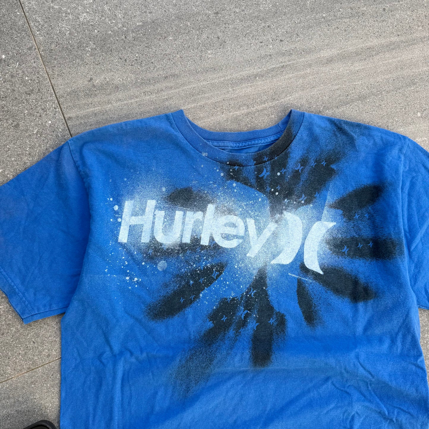 beast spec hurley blue tee - M
