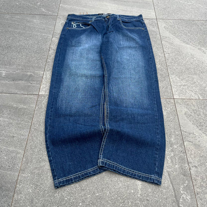 embroidered ask jeans - 36x30”