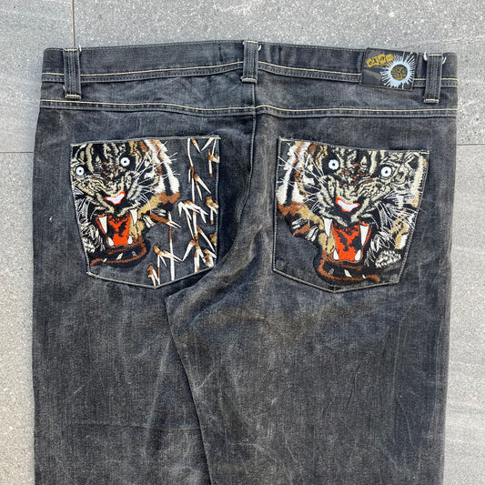 oh my god these are insane - exa tiger jeans - 44x31"