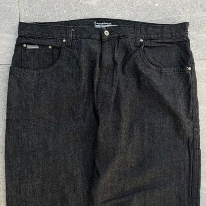 blacked out rocawear carpenters  - 40x34”