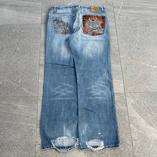 request dragon jeans 36x32”