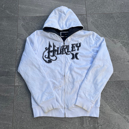 hurley spellout zip - M