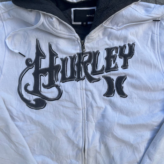 hurley spellout zip - M