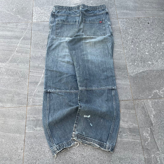 panelled quiksilver jeans 30x29