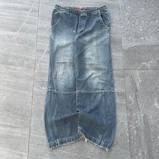 panelled quiksilver jeans 30x29