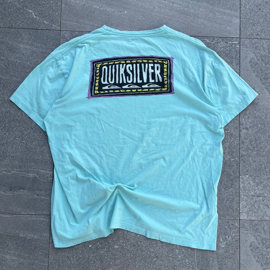 teal quiksilver backhit - XXL