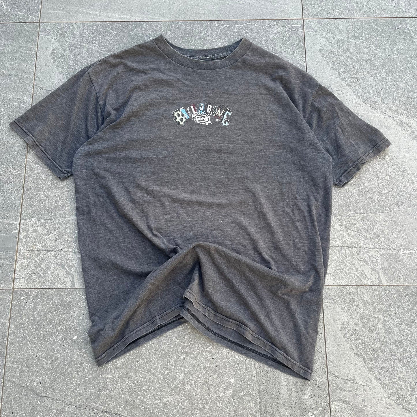 patchwork backhit billy tee - L