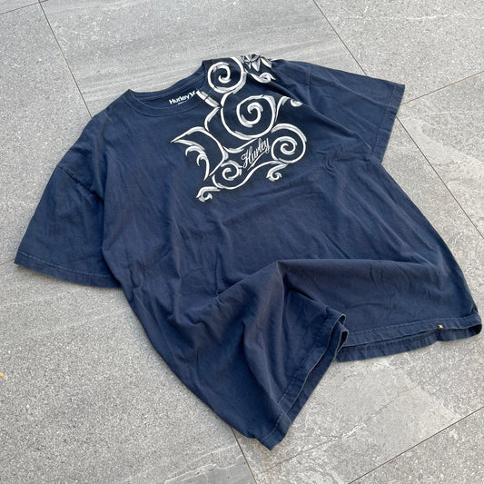 hurley swirl tee - XXL